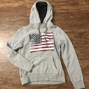 Grey USA hoodie